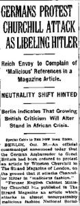 NY Times Oct 30th 1935