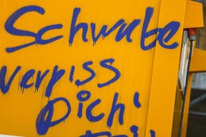 Schmierereien-gegen-Schwaben-in-Berlin Foto: dpa