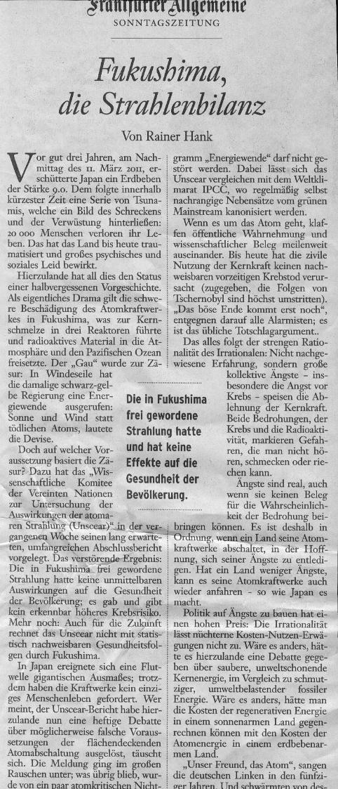 FAZ vom 6.4.2014