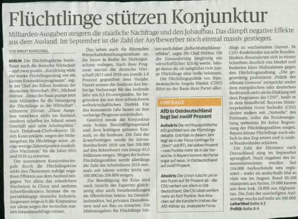 Rheinische Post vom 9.10.2015