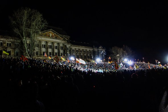 21.12.2015 Pegida in Dresden (Foto: privat)
